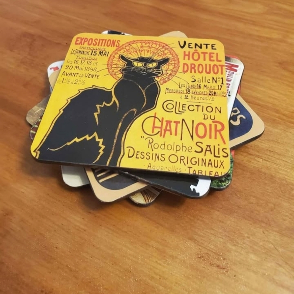 Vintage French Poster Coasters